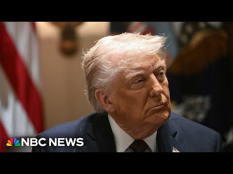 LIVE: Trump holds Cabinet meeting | NBC News