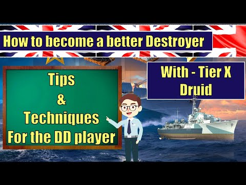 How to become a better destroyer player series | Druid Gameplay | #worldofwarships #druid