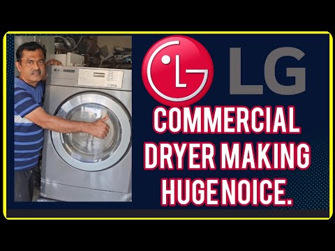LG commercial dryer making loud noise,