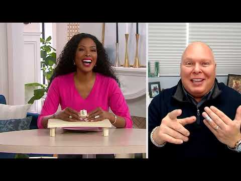 Artisan Crafted by Robert Manse Elongated Ring, Sterling Silver & 18K Gold on QVC