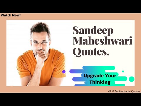 Sandeep Maheshwari Quotes | Upgrade Your Thinking | Make A Change |  Inspirational Music | Watch Now