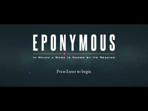EPONYMOUS - Full Playthrough