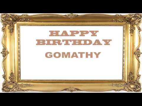 Gomathy   Birthday Postcards & Postales - Happy Birthday