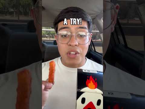 Experimentando as NOVAS batatas fritas de frango com pimenta fantasma do Burger Kings