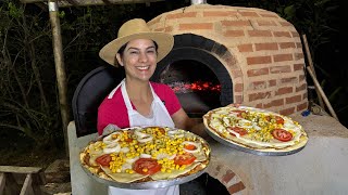 Pizza de mandioca feita ao vivo comigo. Episódio repostado