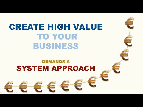 Create BUSINESS HIGH VALUE demands a SYSTEM Approach
