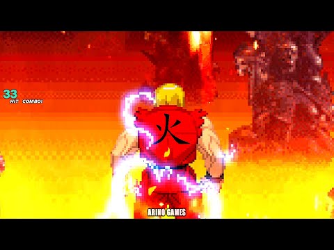 SHIN KEN VS SCORPION! MASTERS OF FIRE!