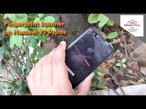 how to enable fingerprint unlock on the huawei y7 prime|huawei Y7 Prime fingerprint unlock