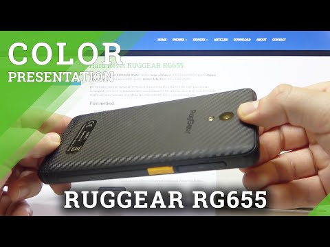 Ruggear RG655 - Black Matte - Color Presentation