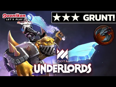 👹 Let`s play Dota Underlords Top Meta Build Grunt!