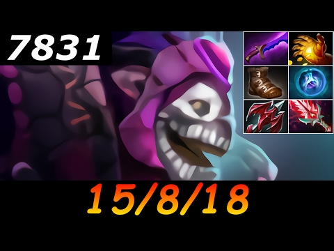 Dota 2 Dazzle 7831 MMR 15/8/18 (Kills/Deaths/Assists) Ranked Full Gameplay