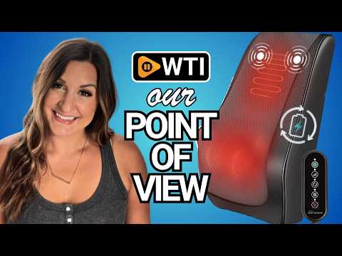 Cordless Shiatsu Back Massager With Heat - WTI product video review