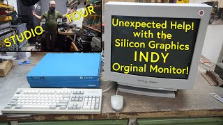 I got a Monitor for the SGI Indy! - Studio Tour