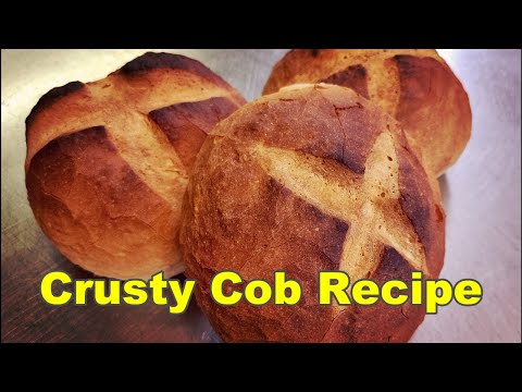 Organic Cob bread How to Recipe demo & tutoring at bakery