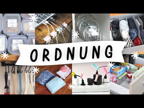DIY/ Tipps zum ORGANISIEREN + IKEA Hacks | Ordnung für Bad, Büro & Küche | TRYTRYTRY