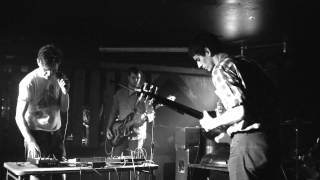 Merchandise ( the band ) live in Tampa @ The Pegasus Lounge, July 14, 2012 (black and white )