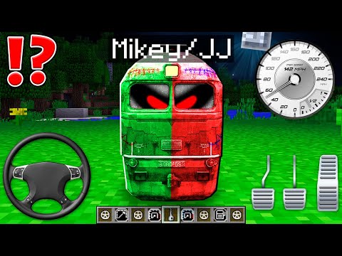 SHOCKING: MIKEY and JJ CONTROL ZOMBIE TRAIN in Minecraft at 3am!
