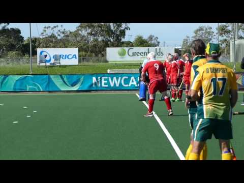 Over 70's Final and penalty shootout. Australia 2 England .