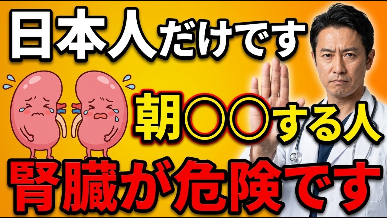 【腎臓にいい５つの食品】毎日の食事と習慣で透析を回避！腎臓内科医が絶対やらない"朝の3つの習慣"――そして代わりにやっていること