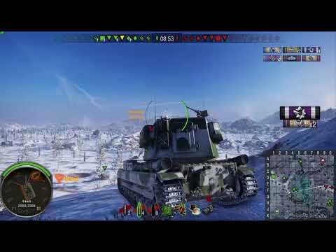 World of Tanks Console FV215b (183) - 8,500 Damage (Nomonhan-winter) New map