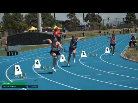 Girls U17 200m Heat 2: 2025/26 State Combined Event Championships