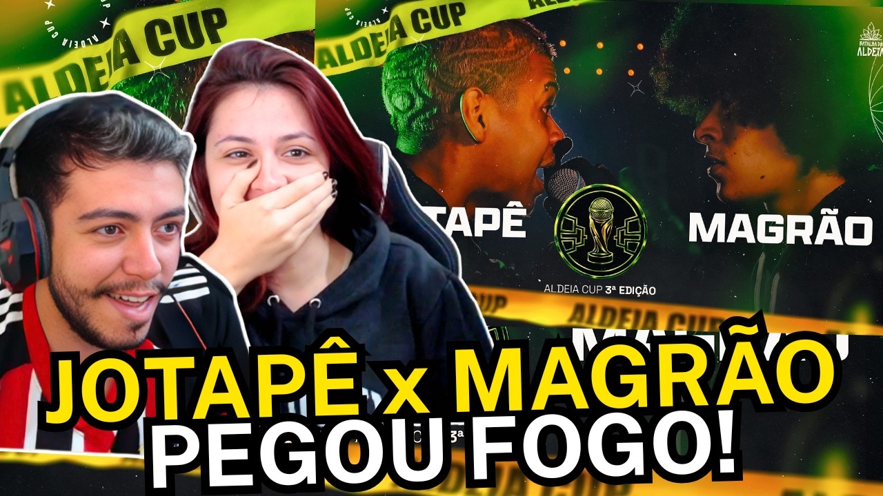 (RUAS DE SÃO PAULO) MAGRÃO X JOTAPÊ | Primeira rodada | 3ª ALDEIA CUP | REACT
