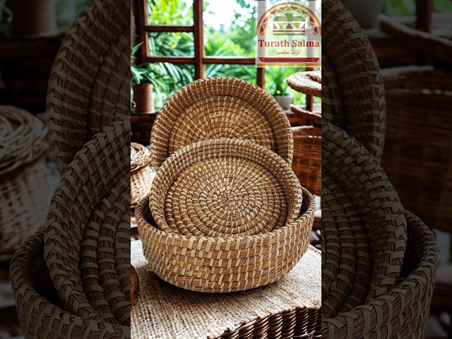 طقم ثلاث صحون دائريه