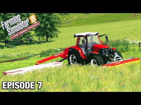 MOWER UPGRADE! Alpine DLC Timelapse - FS19 Ep 7