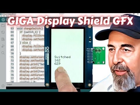 Arduino GIGA Display Shield GFX