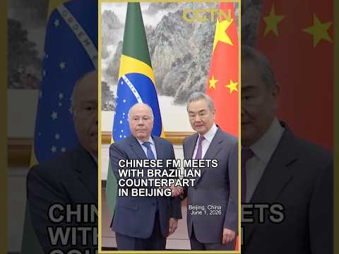 Chinese FM meets with Brazilian counterpart in Beijing