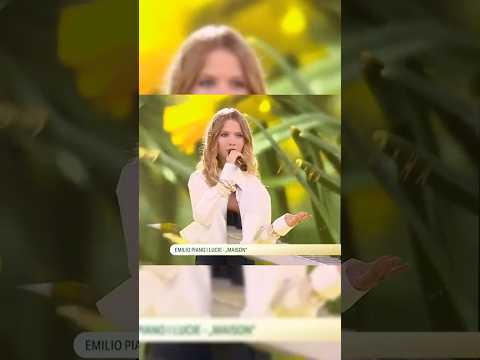 Lucie and I performed our song ”Maison” on LIVE TV 🤯