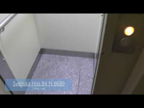 2x Svenska Hiss Hydraulic elevators @ Maria Prästgårdsgatan 11 & Swedenborgsgatan 9, Stockholm