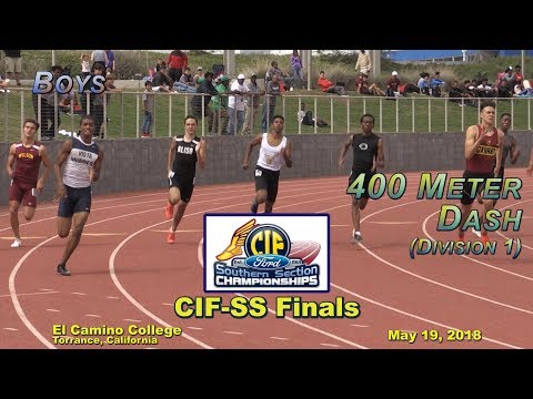 2018 TF - CIF-ss FINALS - 400 (Boys - D1)