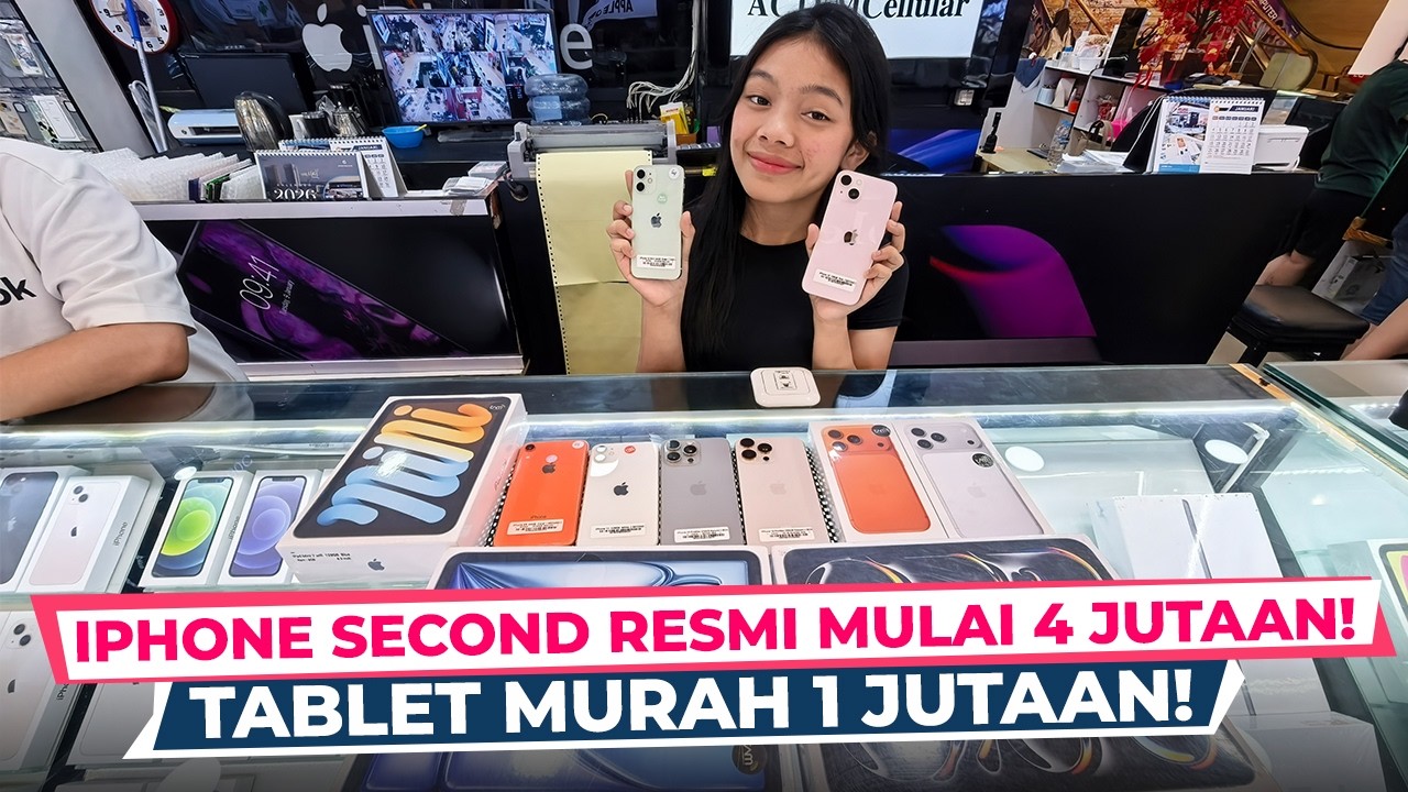 Cek Pasar Offline! HP Gaming 2 Jutaan & iPhone Second Resmi Mulai 4 Jutaan! #MarZoom 358