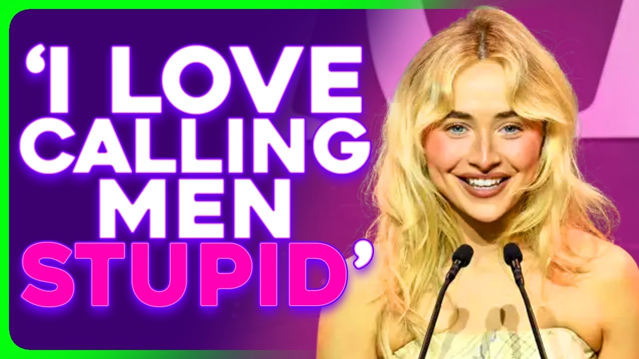 Sabrina Carpenter Celebrates HATING MEN at Pointless Award Show