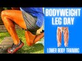 🦵 SHORT: Bodyweight Leg Day | BJ Gaddour 20-Minute Lower Body Home Gym Workout