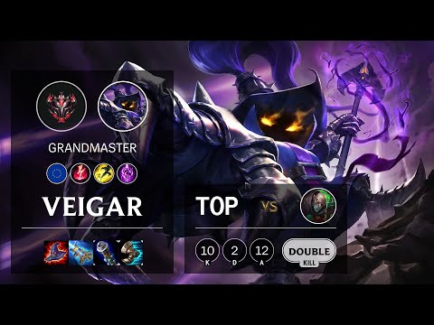 Veigar Top vs Singed - EUW Grandmaster Patch 10.13