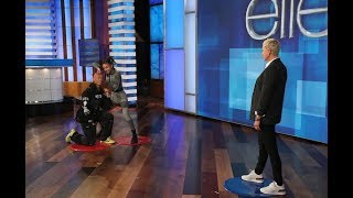 Jaden and Willow Smith Play &#39;Heads Up&#39; with Ellen
