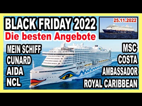 KREUZFAHRTEN zu BILLIG Preisen 🔴 BLACK FRIDAY 2022! Ein Überblick (AIDA, MEIN SCHIFF, MSC, COSTA...)