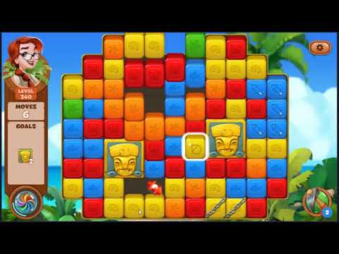 Lost Island Blast Adventure Level 340 - NO BOOSTERS 🏝️ | SKILLGAMING ✔️
