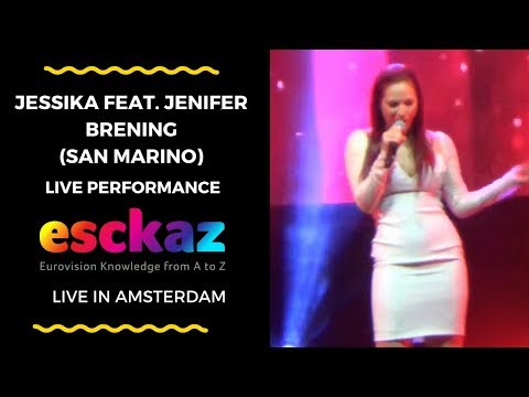 ESCKAZ in Amsterdam: Jessika feat. Jenifer Brening (San Marino) - Who We Are