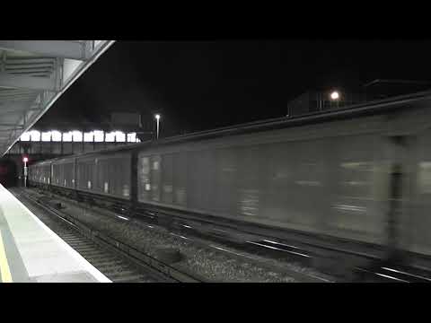 (HD) DB Schenker 92016 + 92015 + 66164 spark through Tonbridge working 6D71 -  19/10/11
