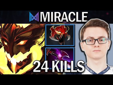TI13 - Shadow Fiend Dota 2 Gameplay Nigma.Miracle with 24 Kills and MoM - Lima Major
