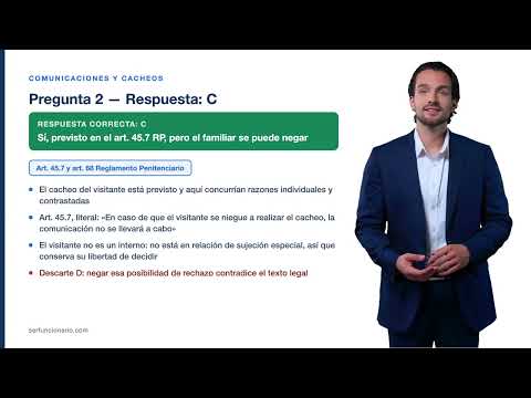 Supuesto práctico resuelto: comunicaciones, cacheos y rayos X (OEP 2025)