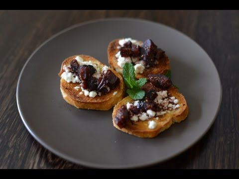 Figs Wine and Goat Cheese