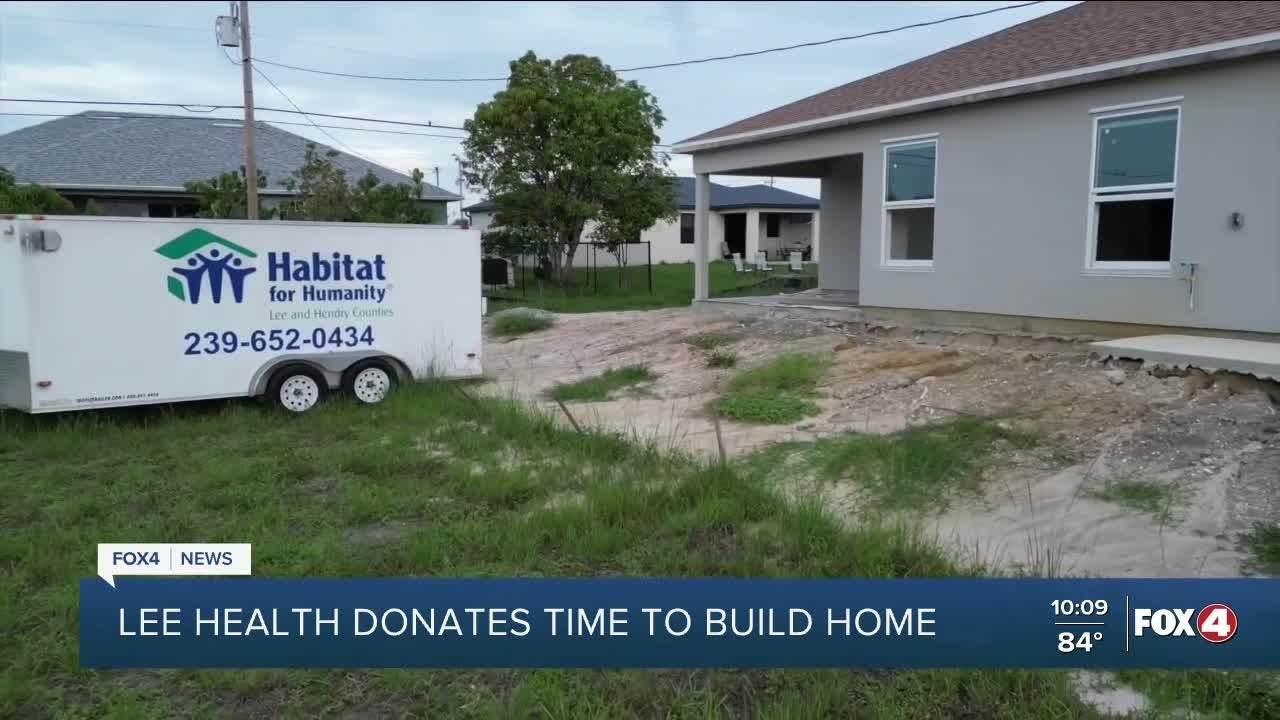 Lee Health workers teaming up with Habitat for Humanity of Lee and Hendry Counties