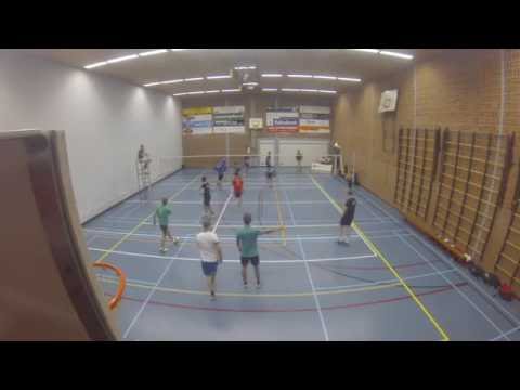 10-09-2016 - Blauw Wit H1 - Set-Up H2 (Set 1)