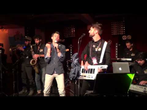 ESCKAZ in Vienna: Michele Perniola (San Marino) sings Billie Jean (San Marino party)