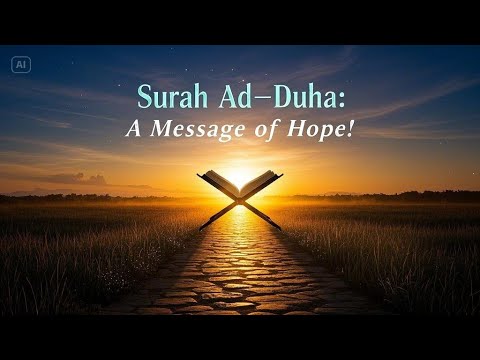 Surah Ad Duha A Message of Hope!