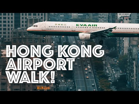 Excursão ao aeroporto 4K: Aeroporto Internacional de Hong Kong: Hong Kong SAR: China: Chek Lap Kok